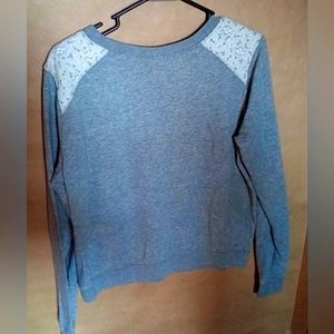 Victoria secrets "Pink" Grey long sleeve shirt